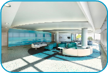 Advanced Pediatric Care Pavilion Interior Rendering Photo